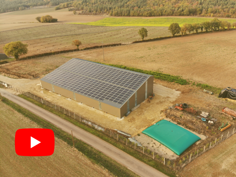 Vidéo – Hangar photovoltaïque financé par un tiers investisseur