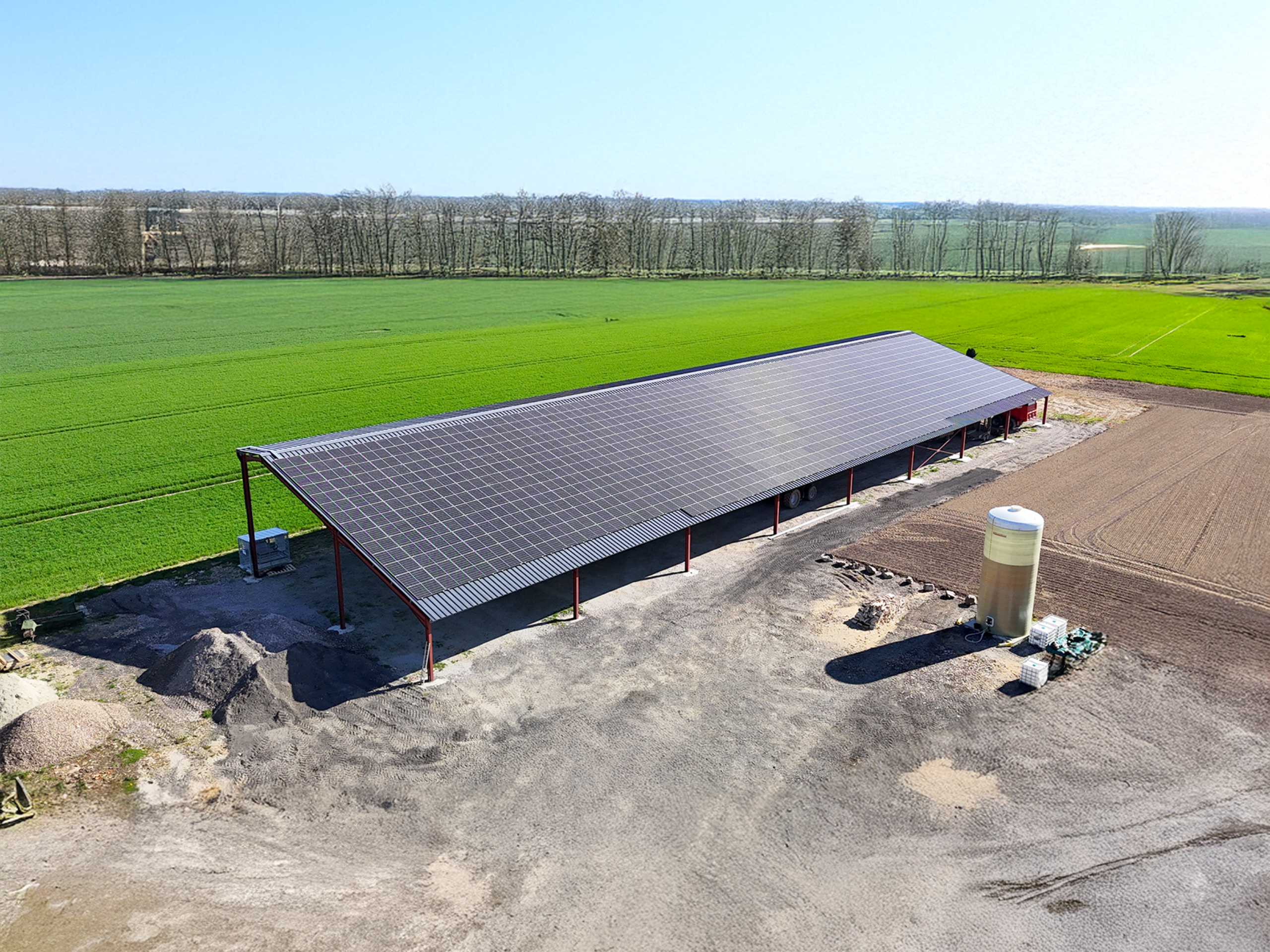 Bâtiment photovoltaïque